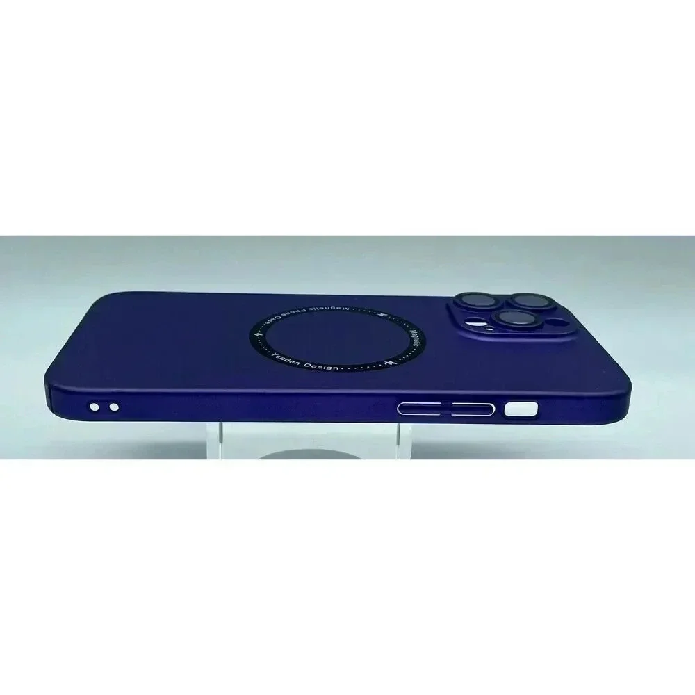 Magnetic Case For iPhone 14‎ Plus 13 Pro Max 6.7” Camera Lens Protection Purple